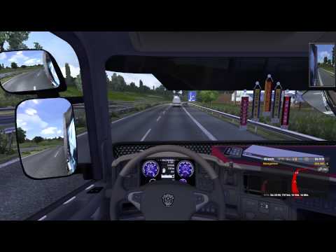 Euro Truck Simulator 2 Scania V8 || 1080p [HD] PC ||