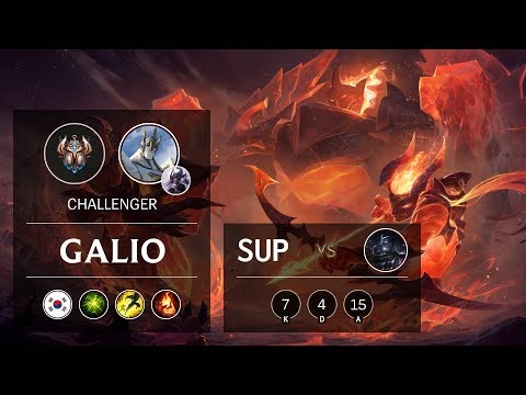 Galio Support vs Shen - KR Challenger Patch 9.24
