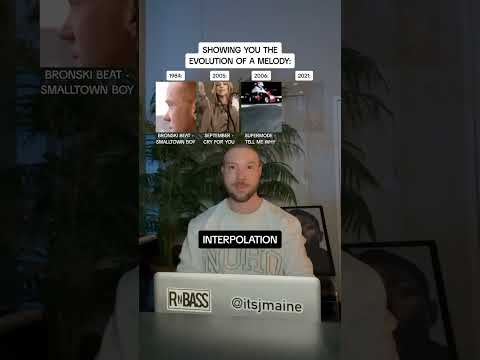 Showing You The Evolution Of A Melody: Smalltown Boy, Ed Sheeran, September, Supermode #shorts