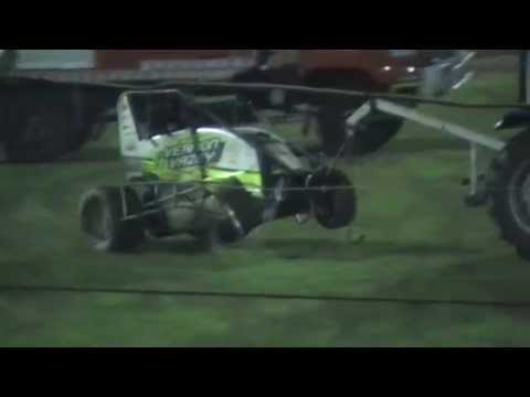 POWRi World Midget Championship - Round 8 - A-Main - Lismore Speedway - 31.01.15