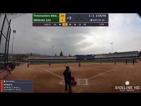 Wildcats 12U vs. Firecrackers Medina (2022.04.02)