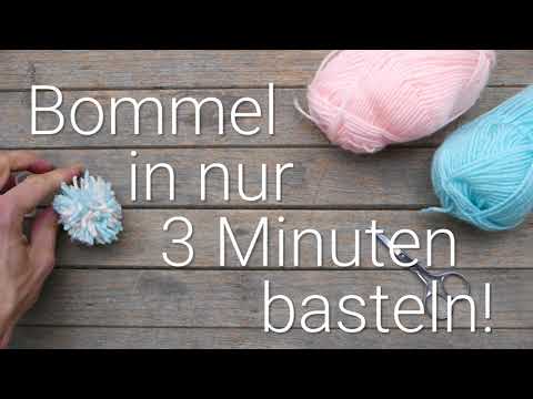 Make your own pompom - In just 3 minutes - Crafting with wool