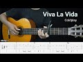 Viva La Vida – Coldplay - Fingerstyle Guitar Tutorial + TAB & Lyrics