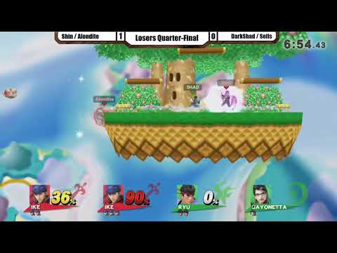 BSG Barrel Bash 3 (Smash 4 Doubles) - Shin & Alondite vs DarkShad & Sells