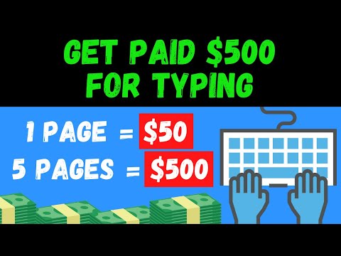 , title : 'Earn $500 Typing Names and Words On A Page Make Money Online'