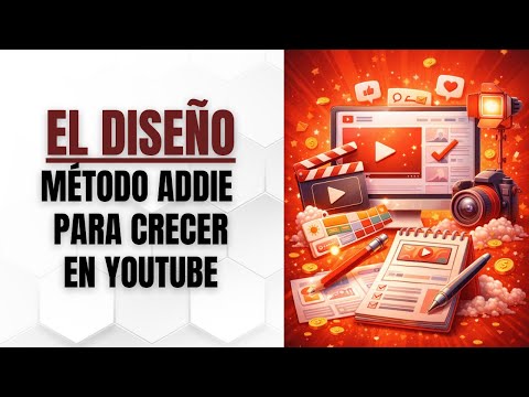 El Diseño el segundo paso para crecer en Youtube | El Método ADDIE