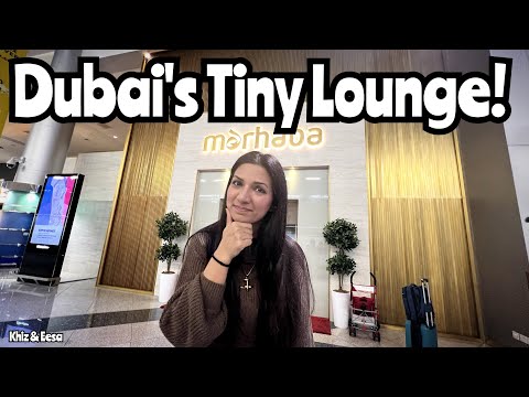 Marhaba Lounge Dubai International Airport (DXB) - Free with Priority Pass #travel #airport