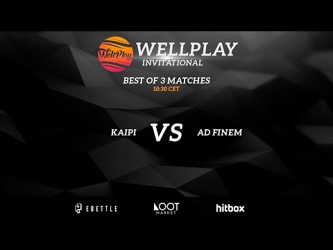 Wellplay Invitational: Kaipi vs Ad Finem #3 w/ @dragondropdota & @MotPax