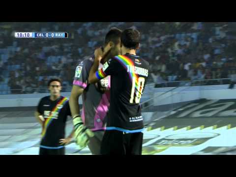 Gol de Nolito (1-0) Celta de Vigo - Rayo Vallecano