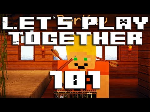 Let's Play Minecraft Together #101 - mit LPmitKev - Englisch mit Dner