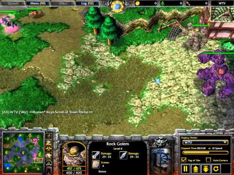 Fly (Orc) vs Rhudan (NE) - G3 - WarCraft 3 - WC071