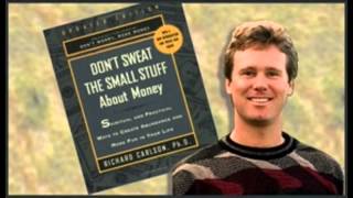 DON'T SWEAT THE SMALL STUFF   Richard Carlson Famous  Audiobook