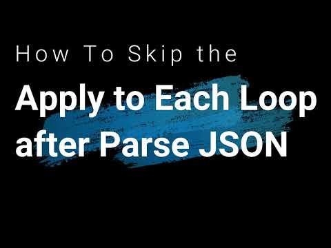 Skipping Apply to Each Loop in PowerAutomate from Parse JSON Skipping Apply to Each Loop in PowerAutomate from Parse JSON