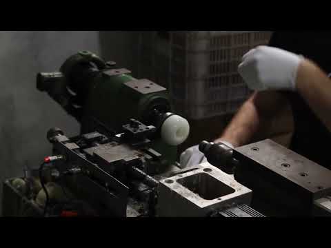 This is how we cut, thread and clean skateboard wheels at 2HEX