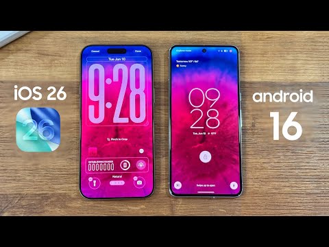 iOS 26 vs Android 16 - COMPARISON | Animations & Customization!