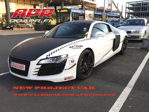 AUDI R8 1:1 NEW PROJECT on autobahn - APR FINLAND
