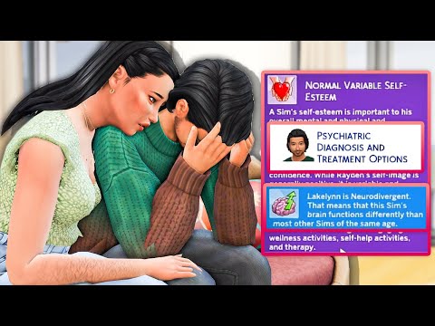 DIVERGENT SIMS | most realistic mod i've seen! mental health, disorders, therapy, meds & more