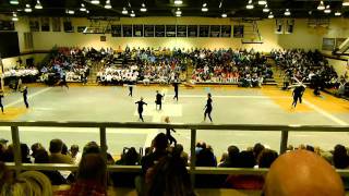 preview picture of video 'East Lincoln Cheval Winterguard at Concord HS 3 5 2011'