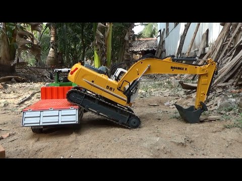 The process of getting on and off the truck Double E561