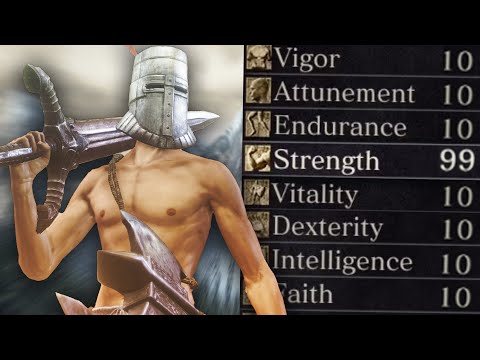 Breaking Dark Souls 3 By Only Leveling Strength