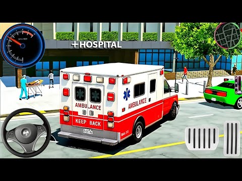 Ambulance City Rescue Simulator - 911 US Emergency Ambulance Driving 3D : Android Gameplay