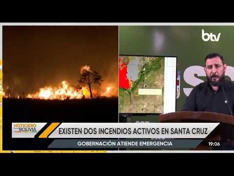 Santa Cruz reporta dos incendios forestales activos