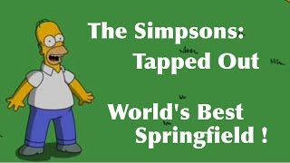 The Simpsons Tapped Out: World's Best Springfield