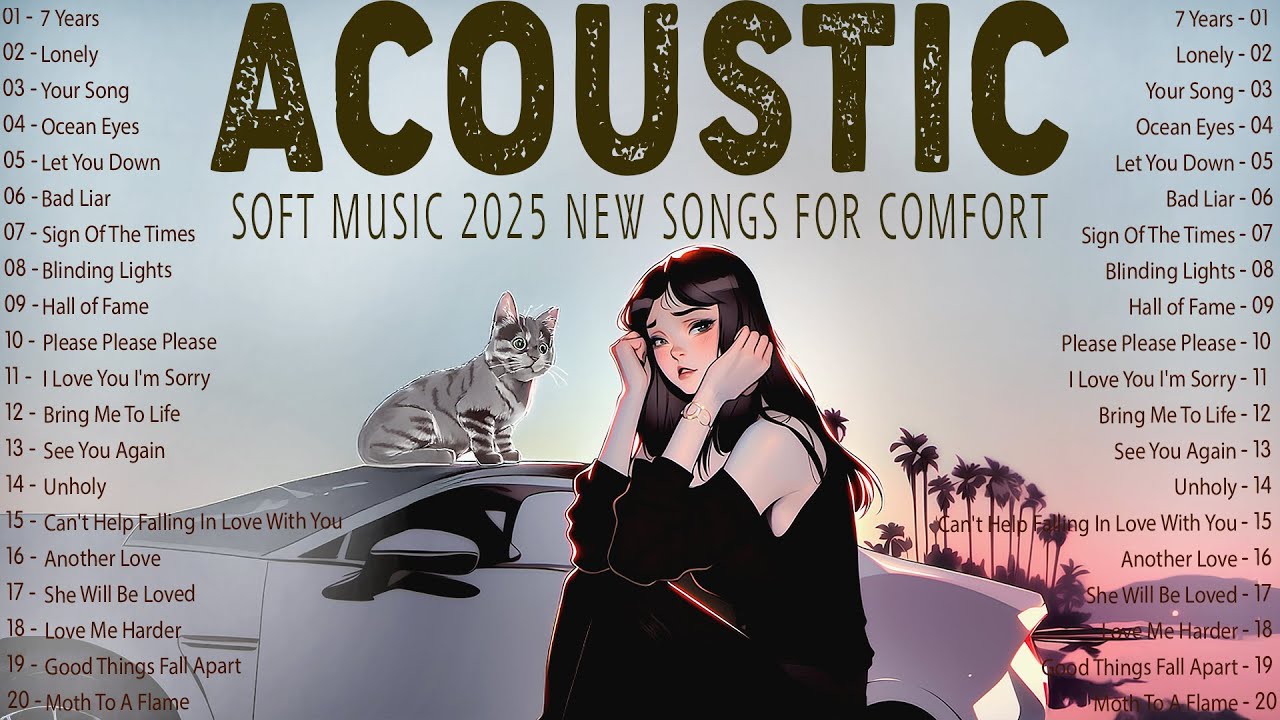 Morning Light Acoustic Songs with Lyrics 2025 🌼 Soft Music 2025 New Songs for Comfort