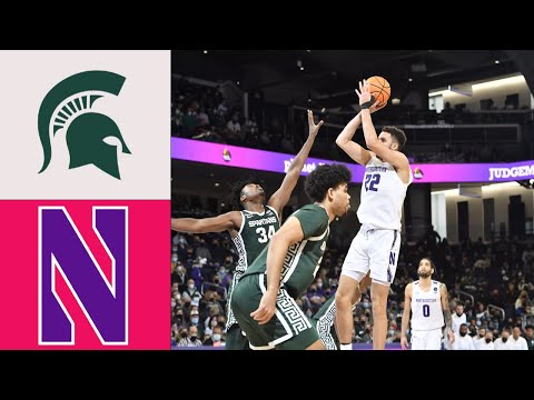 Northwestern vs Michigan State  FULL GAME HIGHLIGHTS | Jan 08,2026| Men's College Basketball