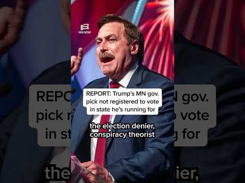 REPORT: Trump's MN gov. pick not registered to vote in state he's running for