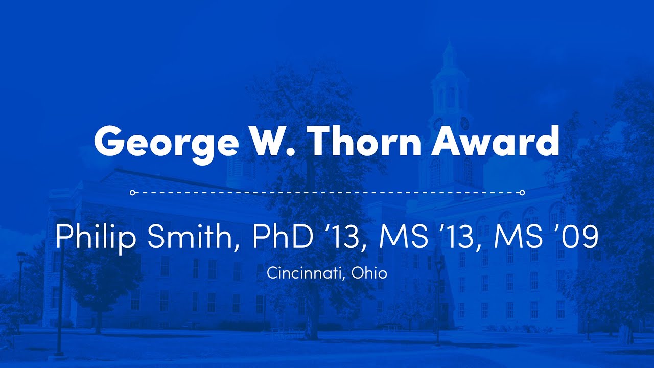George W. Thorn Award winner.