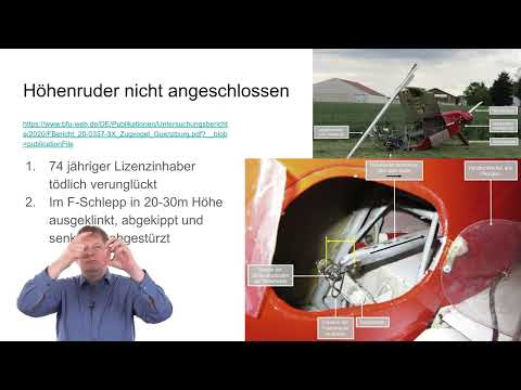 Analyse BFU Berichte Segelflug am Auffrischungsseminar am 27.02.2022