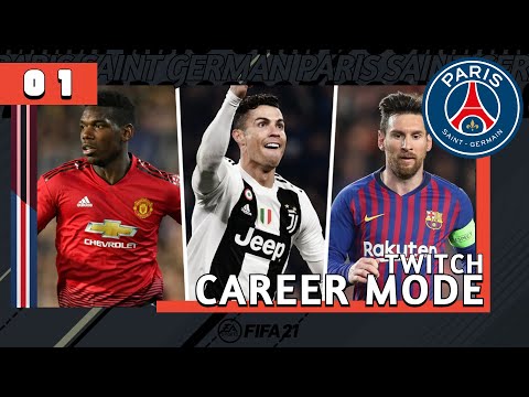 3 MASSIVE SIGNINGS TO PSG | FIFA 21 | TWITCH CAREER MODE S1 EP1