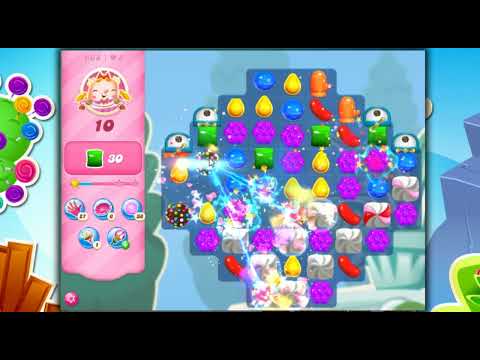 Candy Crush Saga Level 668 - 1 Stars,  22 Moves Completed
