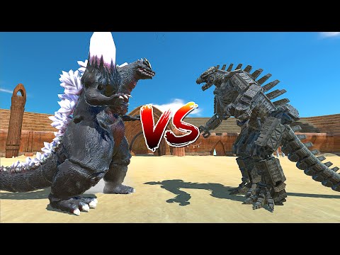 SPACE GODZILLA VS MECHA GODZILLA - Animal Revolt Battle Simulator