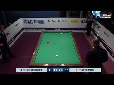 Redaelli Paolo VS D'Onofrio Maurizio - 20° Campionato Italiano Firenze