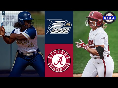 Georgia Southern vs #7 Alabama Highlights | 2023 College Softball Highlights