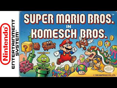 Super Mario Bros. in Komesch Bros | Super Mario Bros. Hack [NES]