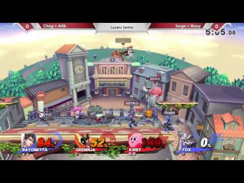 SP51 2v2 - Chag (Bayonetta) & Arik (Fox) Vs. Serge ( Lucario) + Maxy (Kirby) Losers Semis - Smash 4