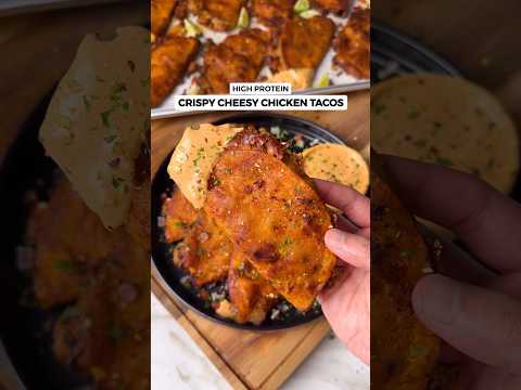Crispy Cheesy Chicken Tacos
