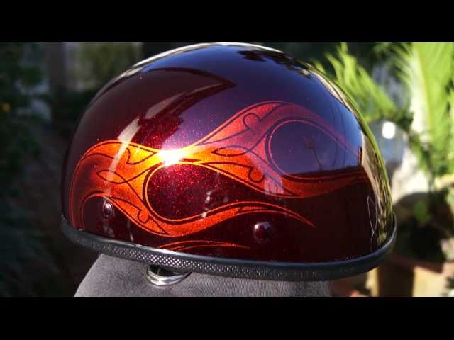 カスタムペイント　バッドボーンヘルメット