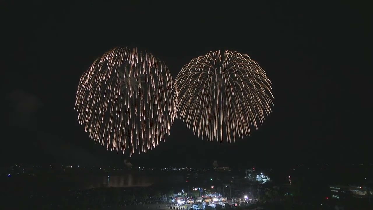 「【アーカイブ配信】燃ゆる感動かごしま国体・かごしま大会開催記念 第21回かごしま錦江湾サマーナイト大花火大会【実況解説なし】」