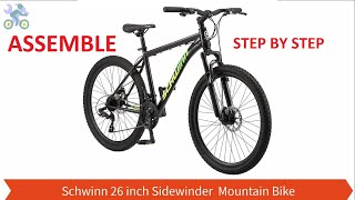 How To Assemble Schwinn 26 inch  Sidewinder Mountain Bike