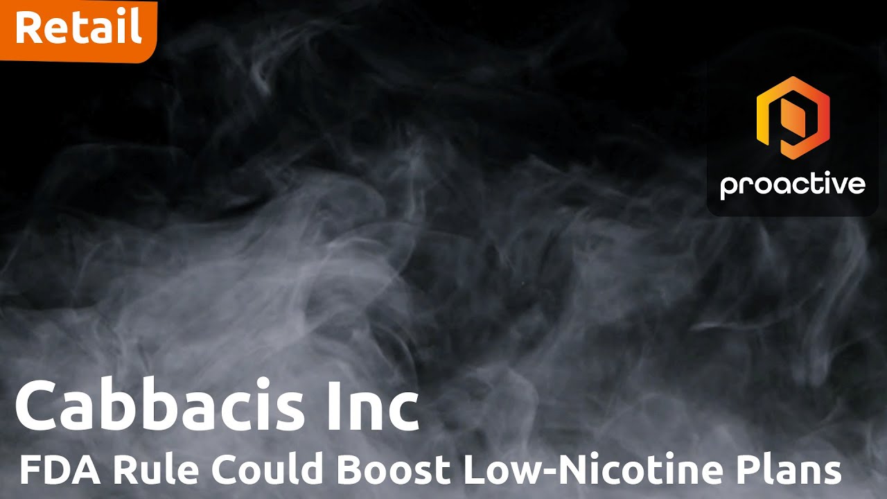 Cabbacis prepares for U.S. launch of low-nicotine iBlend products