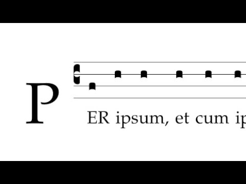 Ad doxologiam - Per ipsum B (tonus solemnis)