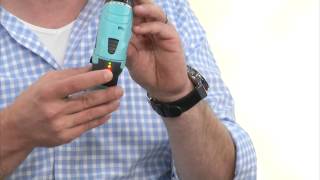 Heißklebepistole für 11 mm Sticks kabellos mit Basisstation