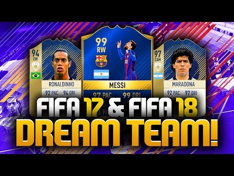 MY DREAM TEAM w/ 97 MARADONA, 94 RONALDINHO & MORE! 🔥 (CUSTOM SQUAD)