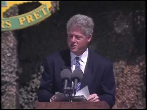 President Clinton at Warrior Base in Port au Prince, Haiti (1995)