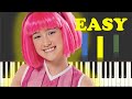 How To Play Lazy Town Always A Way On Piano EASY