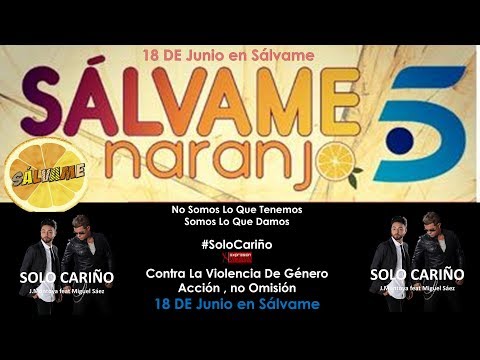 #SoloCariño J.Montoya feat Miguel Sáez Sálvame 18 /junio